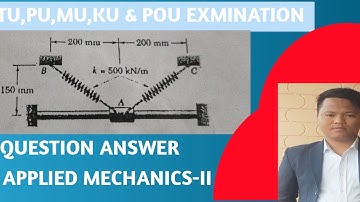 PROBLEM SOLVED #3 COLLAR SLIDES IN HORIZONTAL ROD IN APPLIED MECHANICS-II TU,PU,KU,MU & OTHER