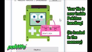 Pokitto POP easy programmer - installation and use