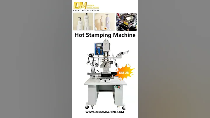 ✨ DEMA Machine DM2B Hot Foil Stamping Machine for Glass Bottles  #packagingmachine