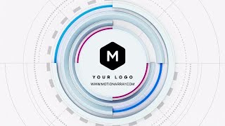 Broadcast Circles Logo DaVinci Resolve Templates