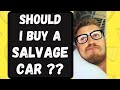 What is a salvage car? Should I buy one or stay away? Good and bad cars at insurance auctions