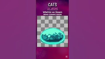 Goo Blob Sprite Timelapse - A #short #catsvsaliens #devlog