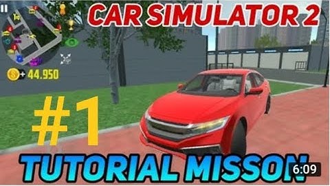 Car Simulator 2 Gameplay 🚘🔥||Completing First Tutorial Mission⚡||#1||Novelty Gamerz||