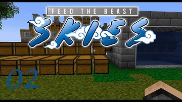 Minecraft FTB Skies EP02 Our First Automation