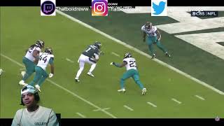 Thatboiidreww Live Reacts To Jacksonville Jaguars vs. Philadelphia Eagles | Week 4