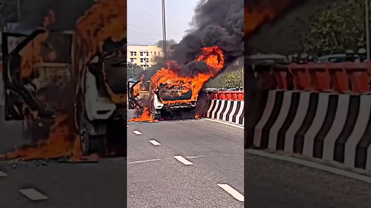 FORTUNER LIVE ACCIDENT CAPTURE IN CAMERA Fortuner Toyota Toyotafortuner Song Wakhhojana