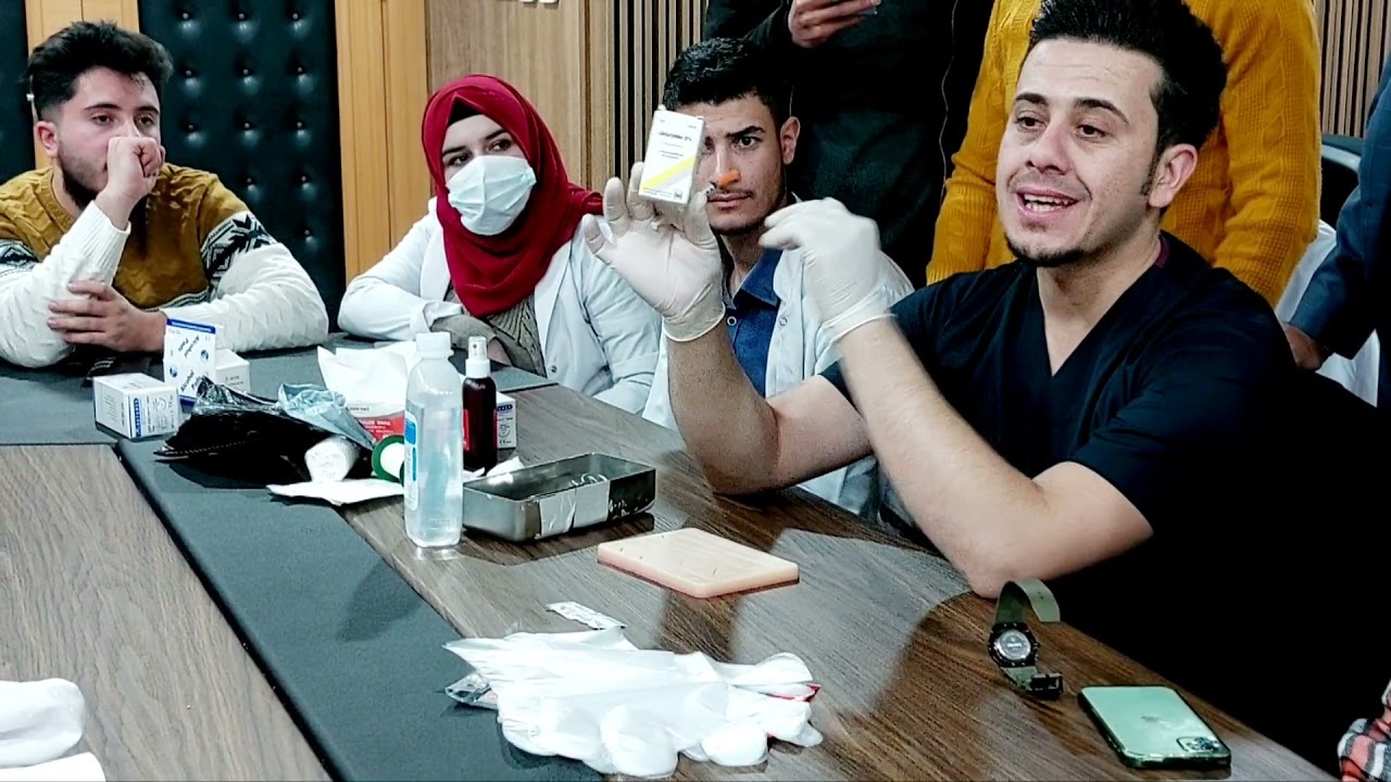 A brief about a practical lecture Of dressing and suturing