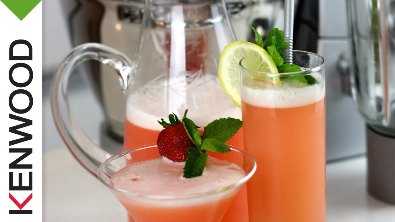 Pink Lemonade Recipe for your Kenwood Titanium Major YouTube