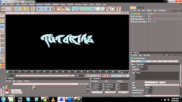 Cinema 4D Tutorial  | Simple 3D Graffiti Text