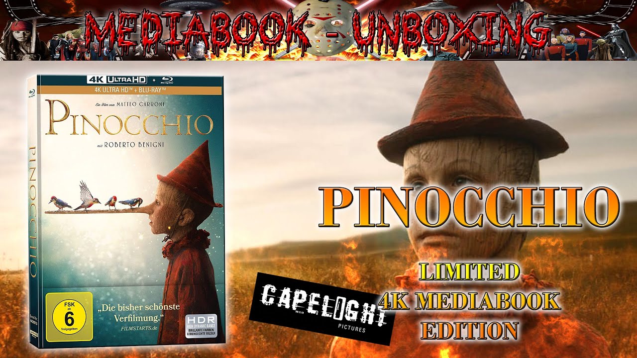 Unboxing - Pinocchio - 4K Mediabook von Capelight - YouTube