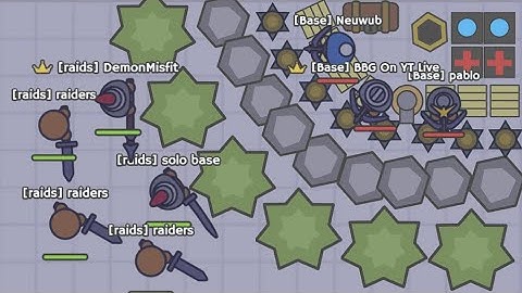 Most intense Base Raid in Moomoo.io (BBG