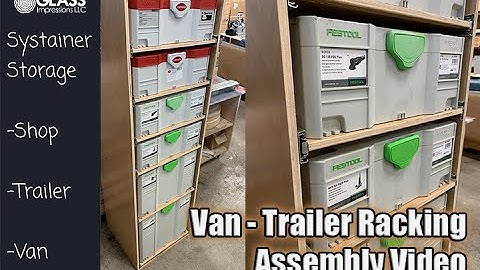 Van & Trailer Racking Assembly Video | Systainer Version
