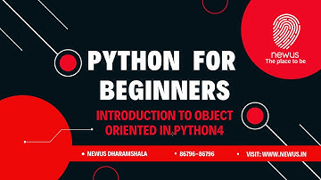introduction to object oriented in python4 || newus Dharamshala