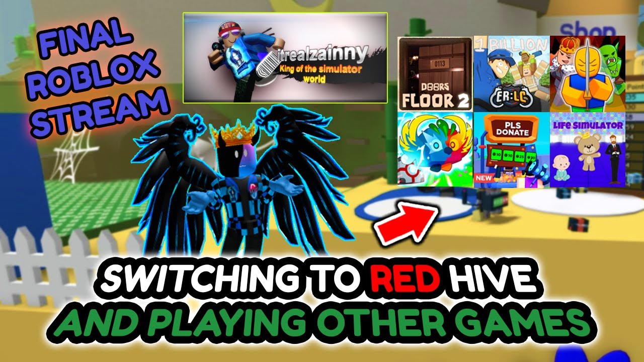 [LIVE🔴] My FINAL Stream On ROBLOX... Switching To RED HIVE + Other ...