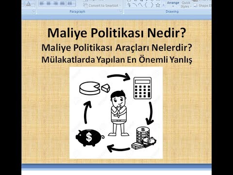 Video: Mali Politika Nedir Ve Bileşenleri Nelerdir?