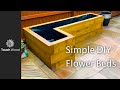 DIY RAILWAY SLEEPER FLOWER BED - How to build a Flower Bed with railway sleepers