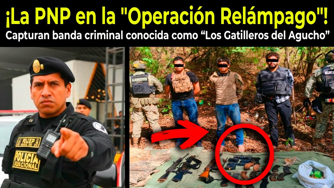 💥¡¡OPERATIVO HISTÓRICO!! LA PNP REVIENTA BANDA CRIMINAL QUE SE DEDICABA A EXTORSIONAR BANCOS