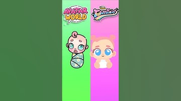 Avatar World VS TownTales😍Which is Better? #avatarworld #tocaboca #avatarworldgame #pazu