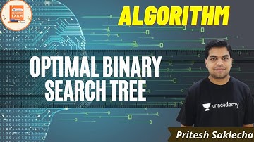 Optimal Binary Search Tree | Algorithm | CSE/GATE | Pritesh Saklecha