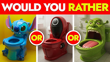 Would You Rather: Build your DREAM HOME 🤩🏠 Part 2 | Shrek, Squid game, Stitch