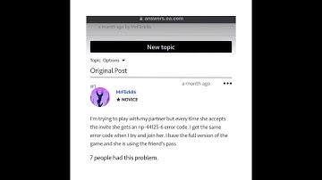 It Takes Two (NP-44125-6) Error Code Fix!