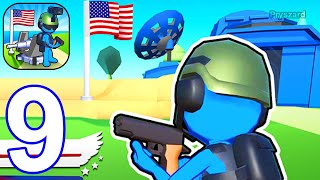 Fight For America: Defense War - Gameplay Walkthrough Part 9 Texas Stick War Army Commander