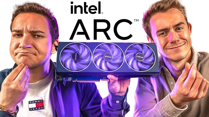 On RACHÈTE une carte graphique INTEL en 2024