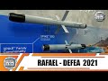 DEFEA 2021 Rafael from Israel presents modern defense equipment in the field of Land - Air - Sea