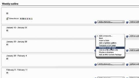 How to Embed Video in Moodle 1.9.mov
