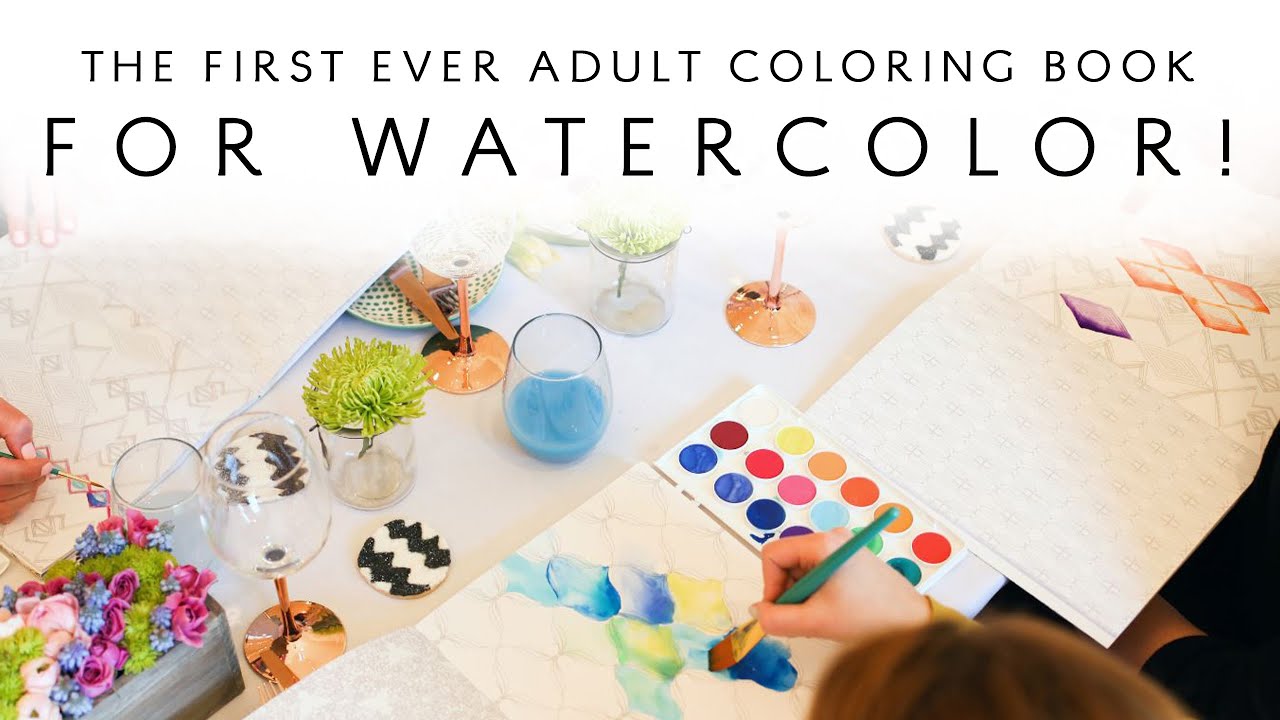 Painterly Days: The Pattern Watercoloring Book for Adults [Book]