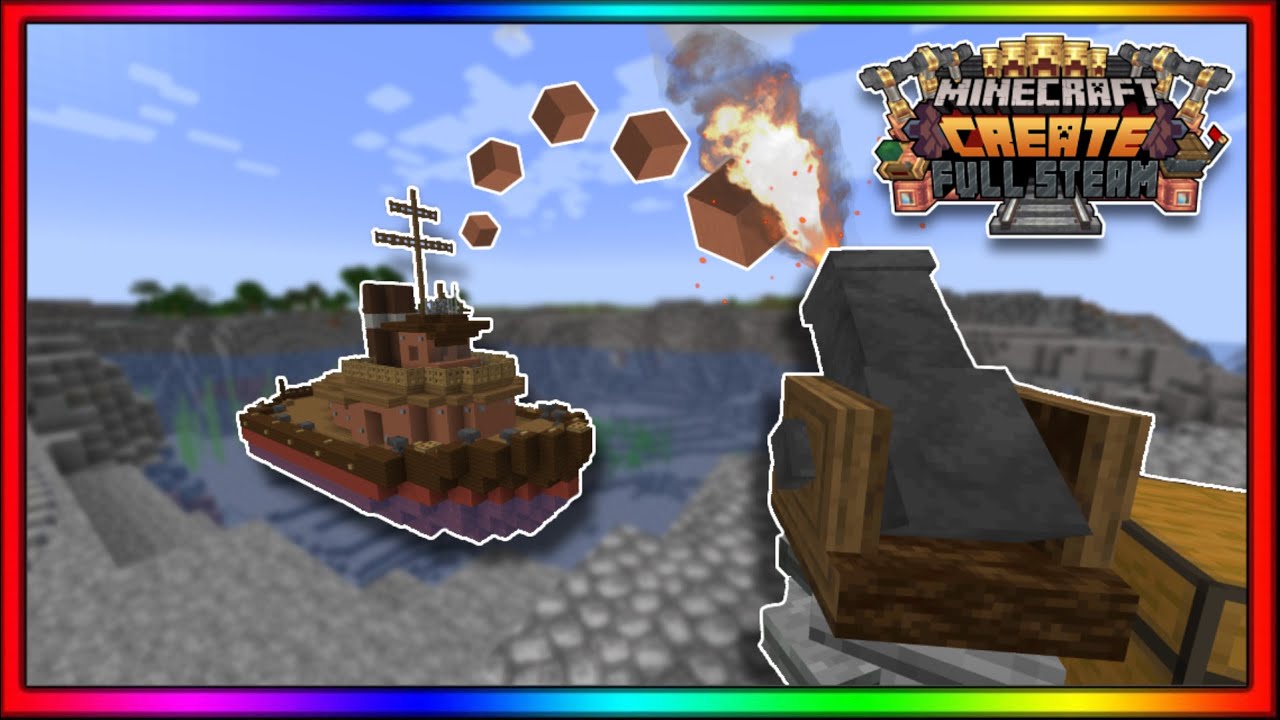 2/2 DAS BOOT IST FERTIG!! [#minecraft #create Teil 28] - YouTube