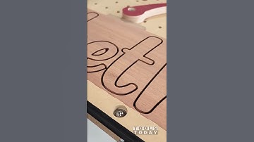 Cutting Letters on CNC