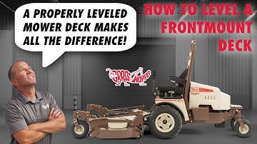 How to Level a Grasshopper FrontMount Zero-Turn Mower Deck