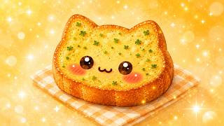 GARLIC TOAST KITTY 🍞 Sleep Music Help you Fall asleep in a BLINK of an eye