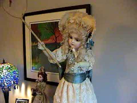 One of a Kind Musical Butterfly Catcher Automaton