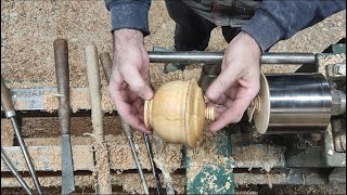 Izrada Posude Za Secer |Woodturning Sugar Bowl