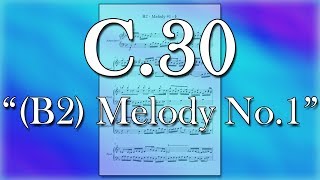 C.30 - (B2) Melody No.1 - F (2013) - Jonathan Shaw