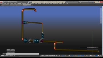 AutoCAD 2018 3D Pipe Routing Tutorial