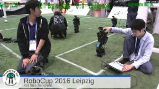 RoboCup 2016 Leipzig Humanoid Kid Size Semi Final CIT Brains vs.ZJU Dancer