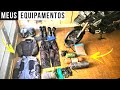 EQUIPAMENTOS e vestimenta que uso na MOTO