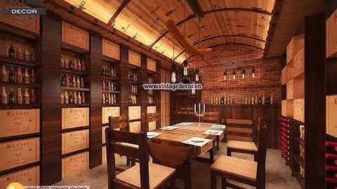 [ Vintage Decor ] Top 10 mẫu hầm rượu đẹp nhất hiện nay