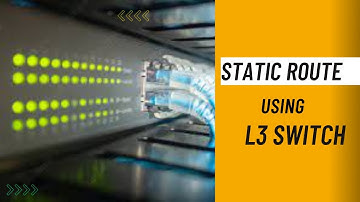 How to configure a Static Routing Using L3 Switch