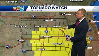 Tornado Watch in Iowa