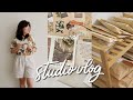 Studio vlog: shop reopening, making decisions, and packing station tour 📦