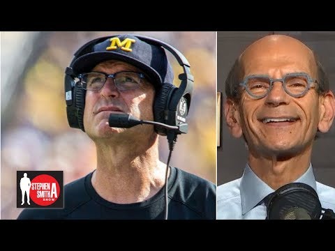 Jim Harbaugh should leave Michigan football, go to NFL - Paul Finebaum | Stephen A. Smith Show
