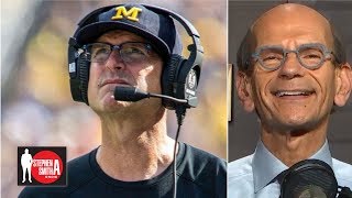 Jim Harbaugh should leave Michigan football, go to NFL - Paul Finebaum | Stephen A. Smith Show