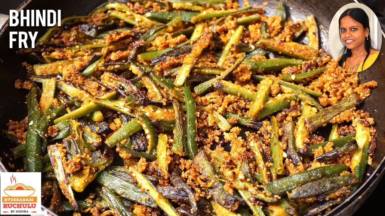 అన్నం లోకి చాల రుచిగా ఉండే బెండకాయ  ఫ్రై | Bhindi Fry Recipe in Telugu | Bendakaya Vepudu | Hyderabadi Ruchulu