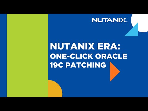 Nutanix Era: One-Click