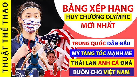 Bang Xep Hang Olympic Tokyo 2021