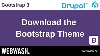 Using Bootstrap 3 in Drupal 8, 2.1: Download the Bootstrap Theme